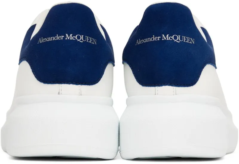 Alexander McQueen White & Brown Oversized Sneakers (553680WHGP7)