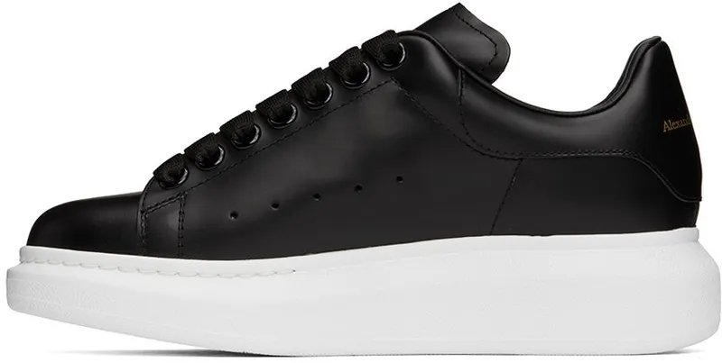 Alexander McQueen Black Oversized Sneakers (553770WHGP0)