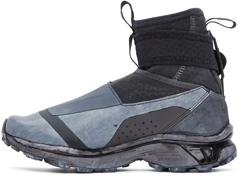 11 by Boris Bidjan Saberi Black & Blue Salomon Edition Bamba 3 High BLACK DYE (166 11xS)