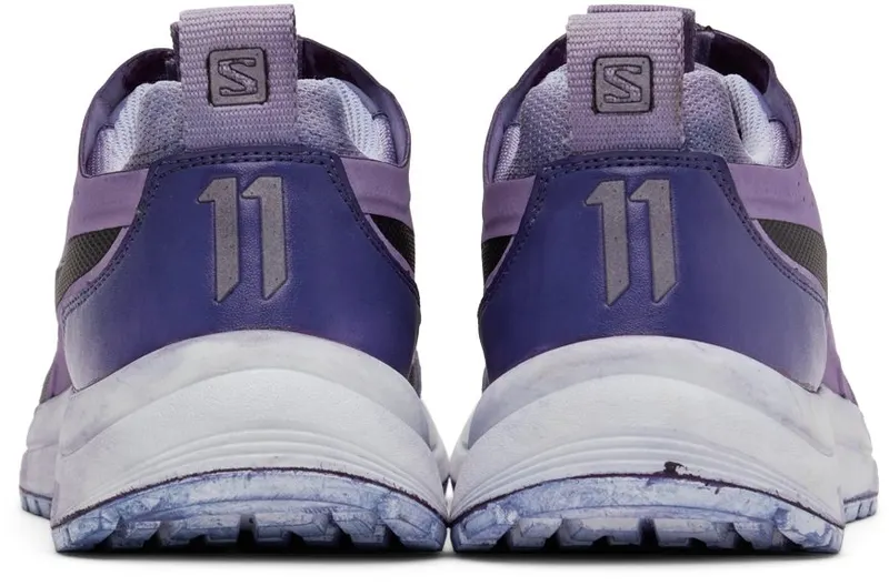 11 by Boris Bidjan Saberi Black & Purple Salomon Edition Bamba2 Low MUREX PURPLE (190 11xS)