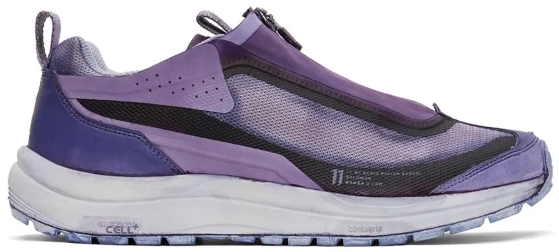 11 by Boris Bidjan Saberi Black & Purple Salomon Edition Bamba2 Low MUREX PURPLE (190 11xS)