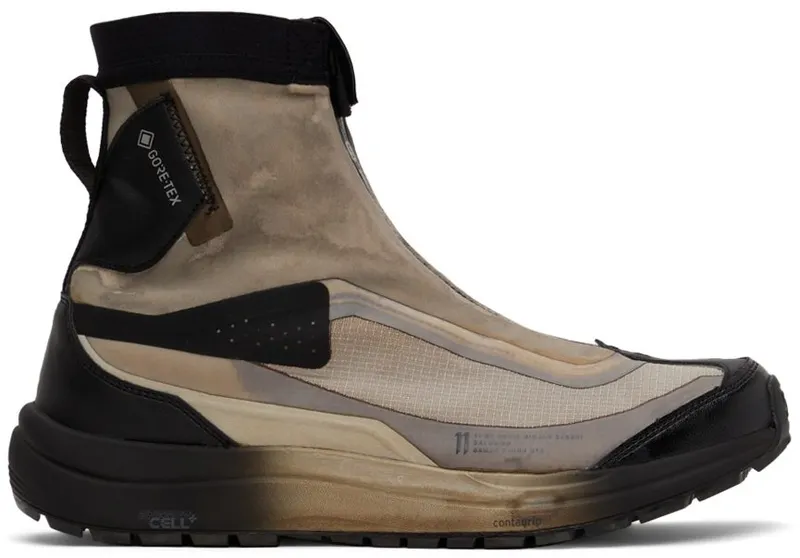 11 by Boris Bidjan Saberi Black & Taupe Salomon Edition Bamba2 High GTX GUM (218 11xS)