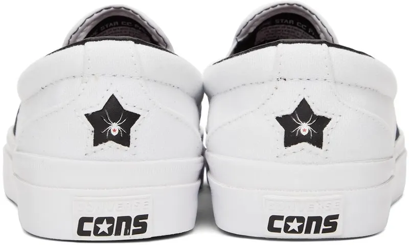 Converse Black & White Roll Up One Star CC Pro Slip-On WHITE/BLACK (170941C)