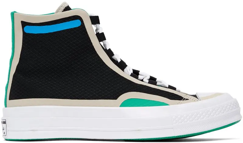 Converse Black Digital Terrain Chuck 70 Hi BLK/STRING (170140C)