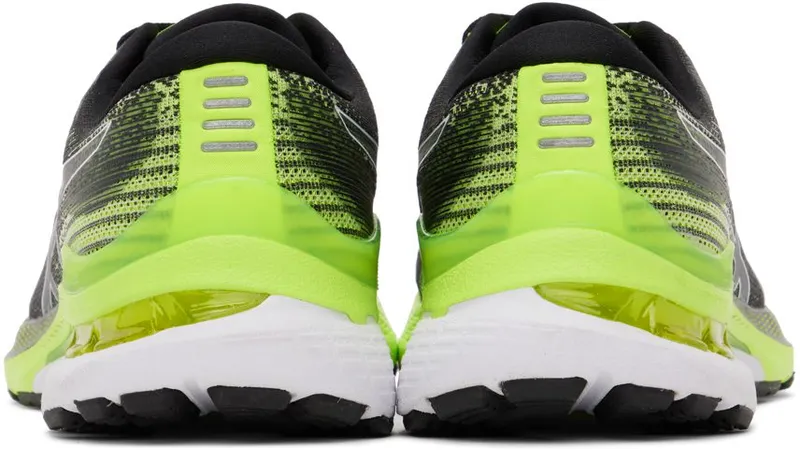 Asics Black Gel-Kayano 28 004 BLACK/HAZRD GREE (1011B189)