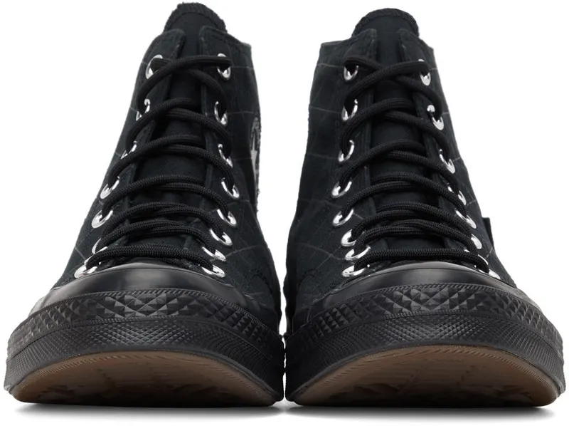 Converse Black Gore-Tex Check Chuck 70 Hi BLACK/BLACK/BLACK (171443C)
