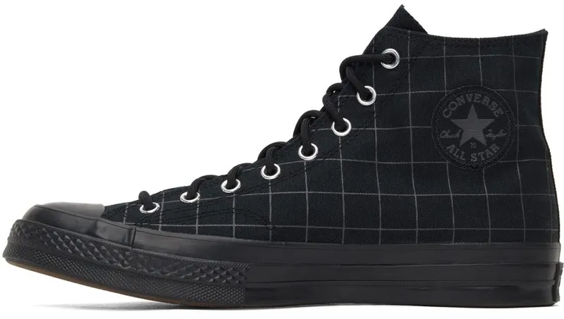 Converse Black Gore-Tex Check Chuck 70 Hi BLACK/BLACK/BLACK (171443C)