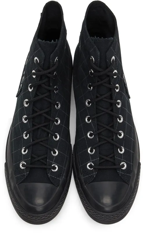 Converse Black Gore-Tex Check Chuck 70 Hi BLACK/BLACK/BLACK (171443C)