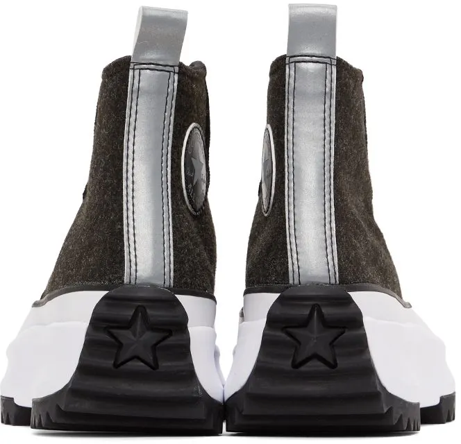 Converse Black Run Star Hike High-Top Black/Silve (169437C)