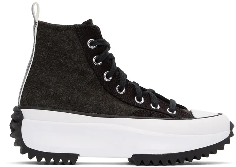 Converse Black Run Star Hike High-Top Black/Silve (169437C)