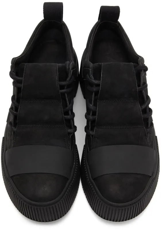 Boris Bidjan Saberi Black Suede Bamba 2.1 BLACK/BLACK (293-SS2200B2000000SM-0001)