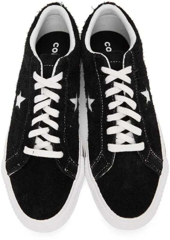 Converse Black Suede One Star Low Black (171587C)