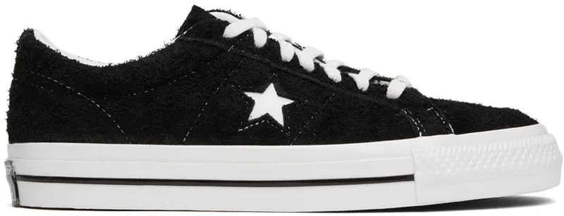 Converse Black Suede One Star Low Black (171587C)