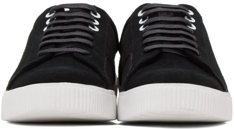 Hugo Black Suede Zero Tennis 001 BLACK (50433502)