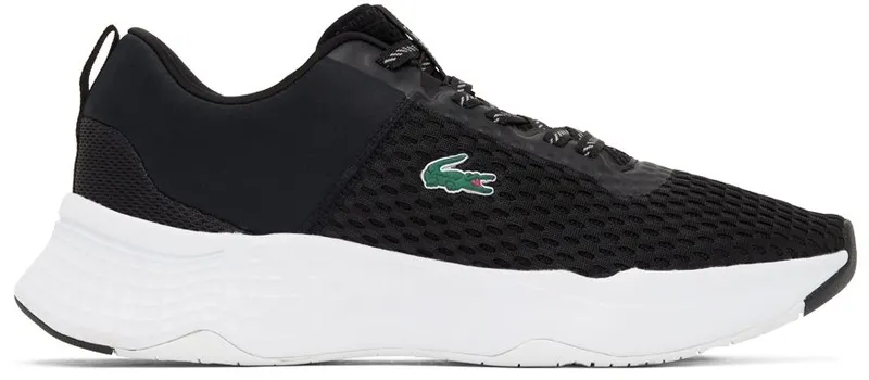 Lacoste Black Textile Court-Drive BLK/WHT 312 (40SMA0068)
