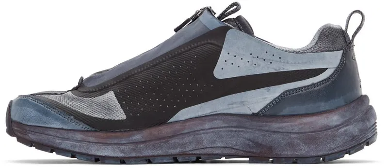 11 by Boris Bidjan Saberi Blue & Black Salomon Edition Bamba 2 Low BLACK DYE (11xS 147)
