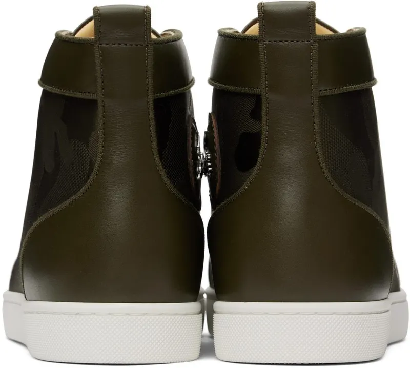 Christian Louboutin Brown Lou Spikes 2 C849 BALMORE (3220707)
