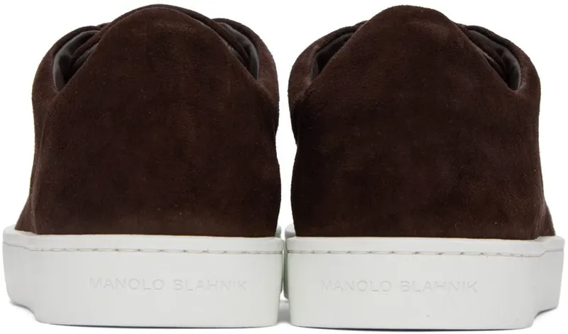 Manolo Blahnik Brown Semanada 2011 /1012 Dbrw & Wh (322-2227)