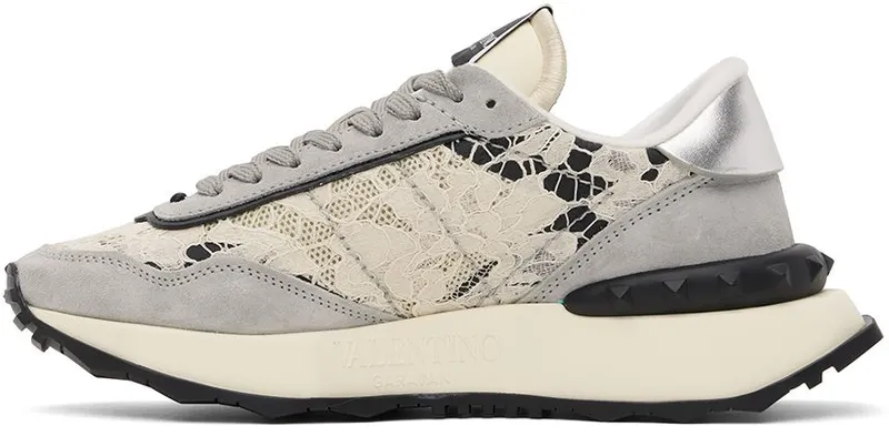Valentino Garavani Gray Lacerunner VAC Avorio/L.Ivory/P (1W2S0DY9HDM)