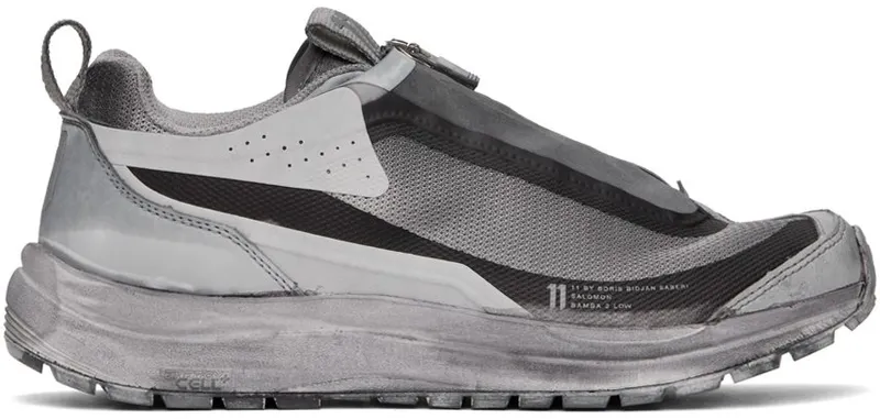 11 by Boris Bidjan Saberi Gray Salomon Edition Bamba2 Low LIGHT GREY (105 11xS)
