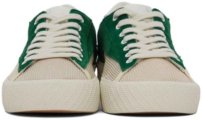 BY FAR Green & Off-White Suede Rodina GRG Greige Green (22CRROAGRGU)