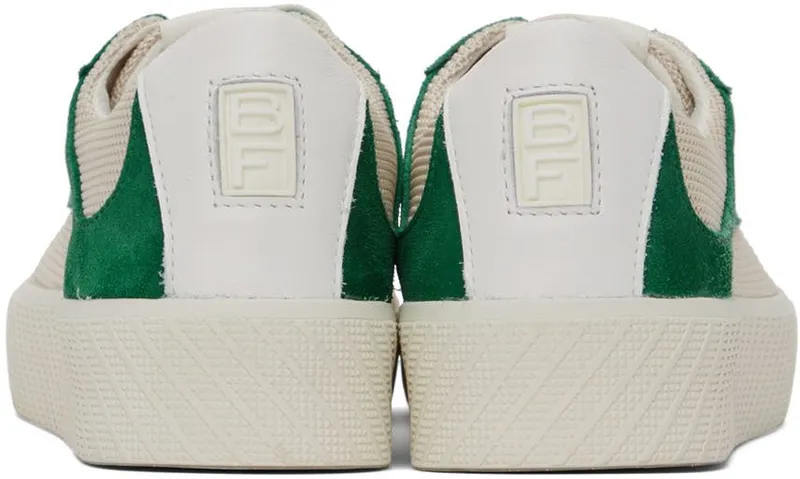 BY FAR Green & Off-White Suede Rodina GRG Greige Green (22CRROAGRGU)