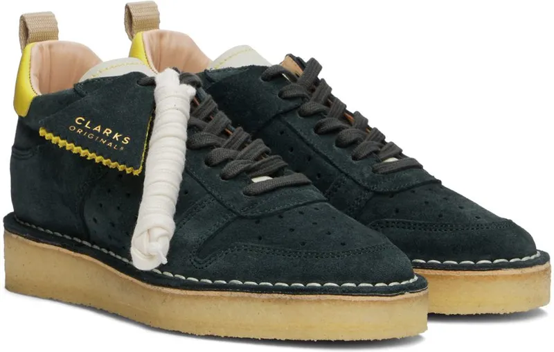 Clarks Originals Green Desert Run Low-Top Dark Green Suede (26169459)