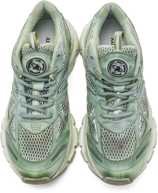 Axel Arigato Green Dip-Dye Marathon BELGIAN BLOCK (33115)