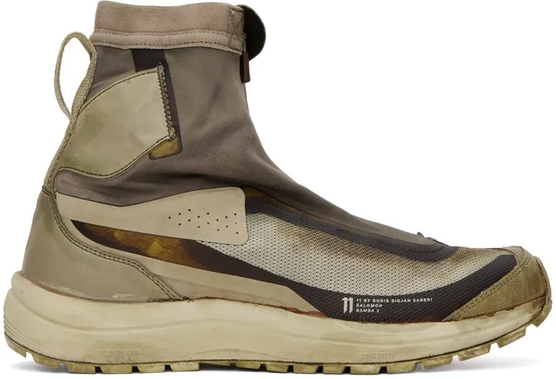 11 by Boris Bidjan Saberi Green Salomon Edition Bamba 2 High WEHR GRÜN (253 11xS)