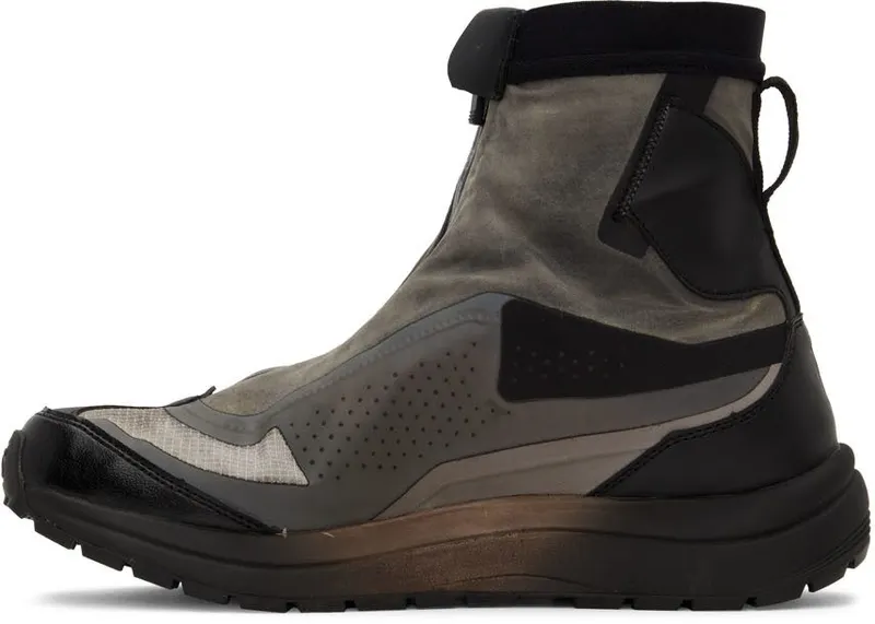 11 by Boris Bidjan Saberi Grey & Black Salomon Edition Bamba 2 High DIRTY GREY (11xS 153)
