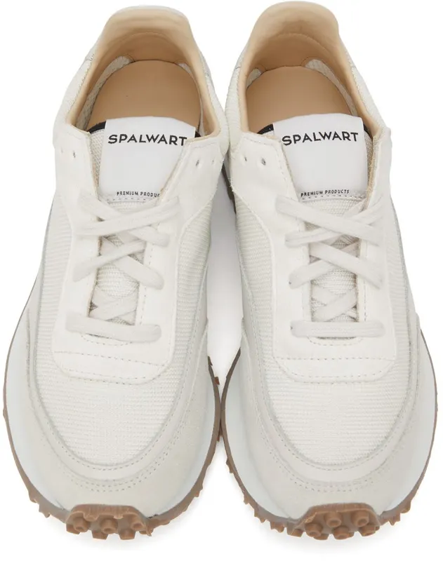 Spalwart Grey & Off-White Tempo Low Mesh Nappa White (51137500000)