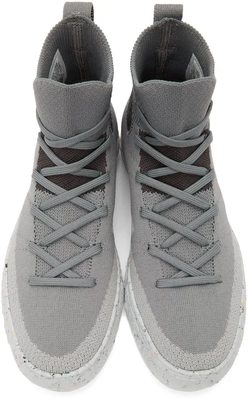 Converse Grey Chuck Taylor All Star Crater Knit High HI LIMESTONE GREY (170367C)