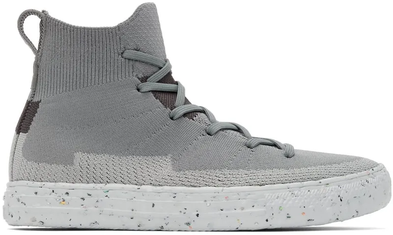 Converse Grey Chuck Taylor All Star Crater Knit High HI LIMESTONE GREY (170367C)