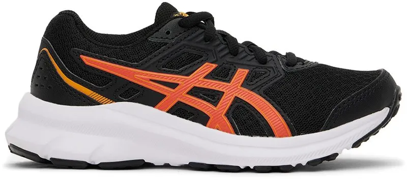 Asics Kids Black & Orange Jolt 3 Big Kids Black/Cherry Tomato (1014A203.011)