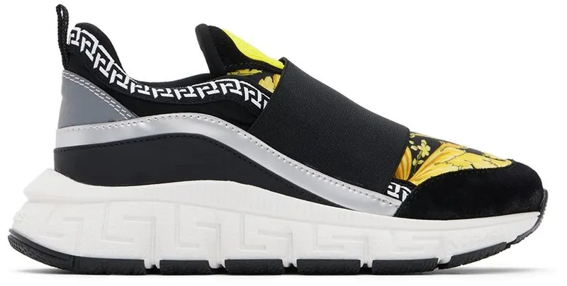 Versace Kids Black & Yellow Barocco Trigreca 5B750 (1006779_1A04862_5B750)