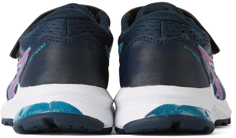 Asics Kids Navy & Purple GT-1000 10 PS French Blue/Digital (1014A191.407)