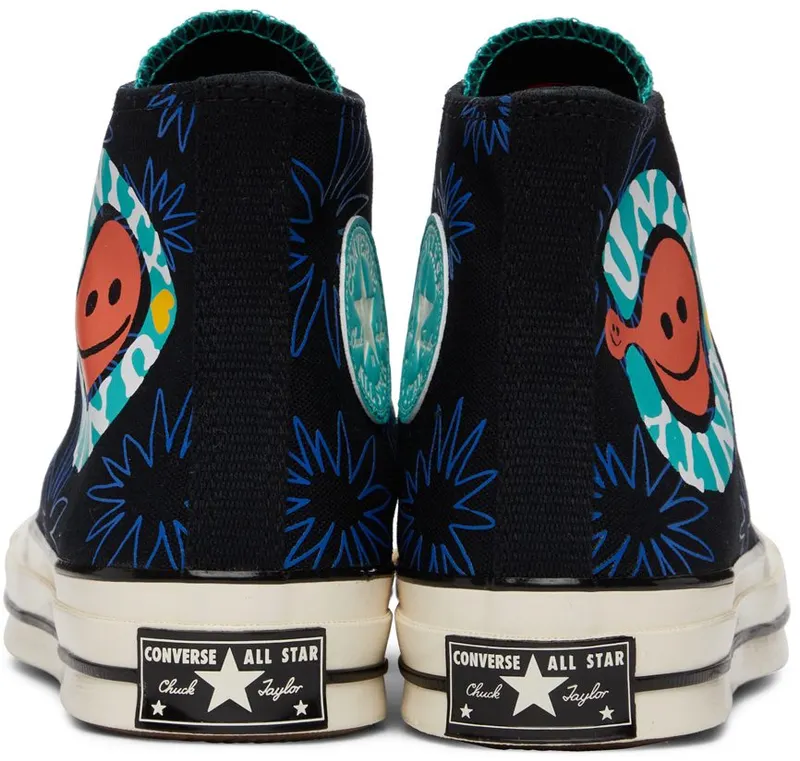 Converse Multicolor Chuck 70 Sunny Floral BLACK/WASHED TEAL/GA (172824C)