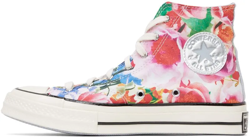 Converse Multicolor Floral Chuck 70 High PINK/GRAVEL (170516C)
