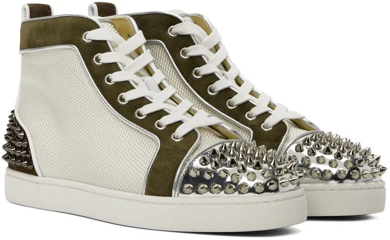 Christian Louboutin Multicolor Lou Spikes 2 CMA3 VERSION MULTI (3220711)