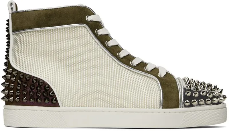 Christian Louboutin Multicolor Lou Spikes 2 CMA3 VERSION MULTI (3220711)