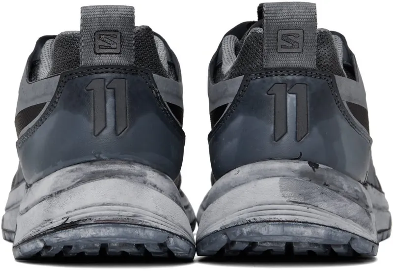11 by Boris Bidjan Saberi Navy Salomon Edition Bamba2 Low BLACK DYE (147 11xS)