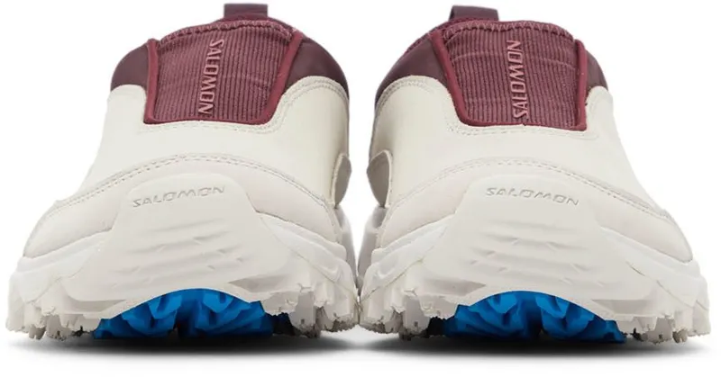 Salomon Off-White & Burgundy RX Snow Moc 2 Advanced LUNAR ROCK/ WINETAST (415767)