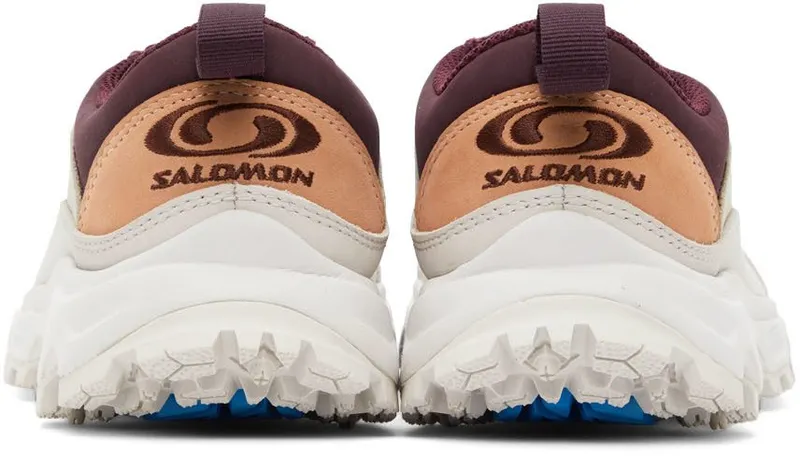 Salomon Off-White & Burgundy RX Snow Moc 2 Advanced LUNAR ROCK/ WINETAST (415767)