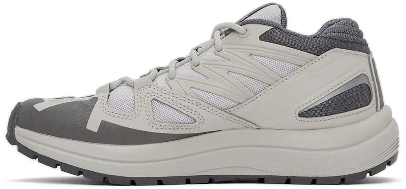Salomon Off-White & Grey Odyssey Mid Advanced Quiet Shade/ Lunar R (415415)