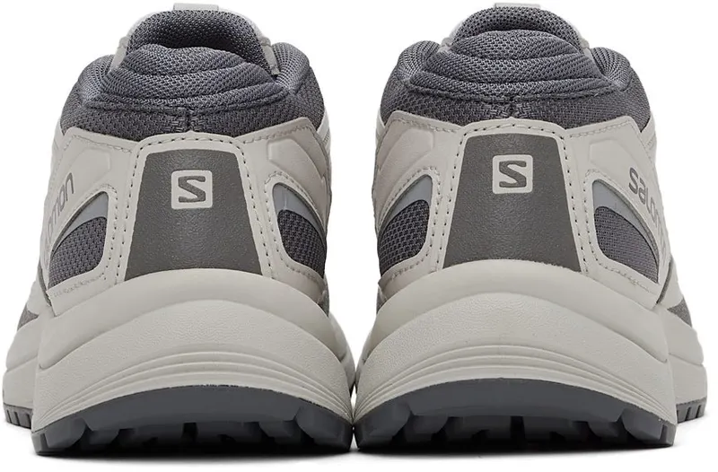 Salomon Off-White & Grey Odyssey Mid Advanced Quiet Shade/ Lunar R (415415)