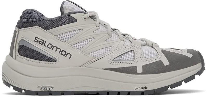 Salomon Off-White & Grey Odyssey Mid Advanced Quiet Shade/ Lunar R (415415)