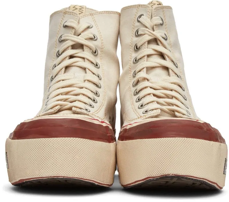 Visvim Off-White Skagway Hi G.Pattern IVORY (121201001002)