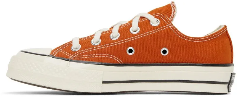 Converse Orange Vintage Chuck 70 Low Fire Pit/Egret (171479C)