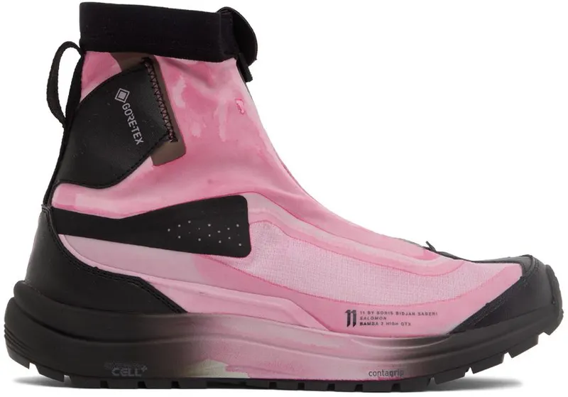 11 by Boris Bidjan Saberi Pink Salomon Edition Bamba 2 High PINK PANTHER (217 11xS)