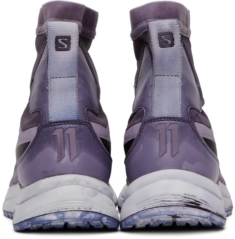 11 by Boris Bidjan Saberi Purple Salomon Edition Bamba 2 High MUREX PURPLE (198 11xS)